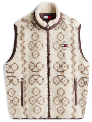 σακάκια tommy jeans tjm teddy aop vest | σε προσφορά
