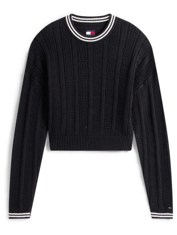 αθλητικό t-shirt tommy jeans tjw boxy flag cable | σε προσφορά