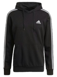 t-shirt με κουκούλα adidas sweat à capuche essentials 3-stripes noir |