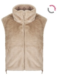 χοντρό μπουφάν only onldana faux fur rev.waistcoat