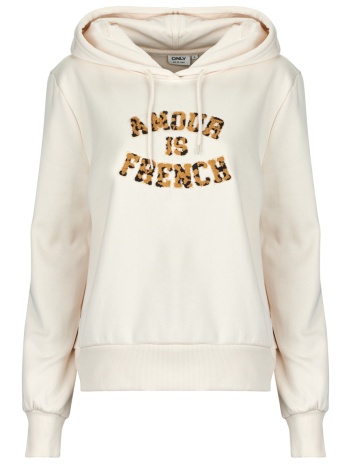 t-shirt με κουκούλα only onlmaia l/s believe hood σε προσφορά