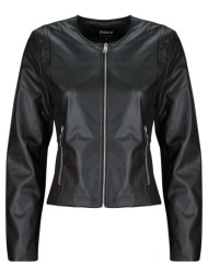 δερμάτινο μπουφάν only onlbitten mix faux leather
