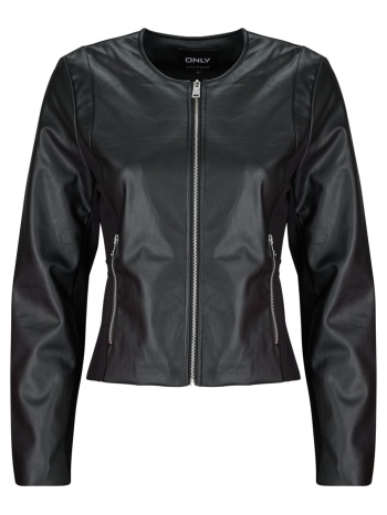 δερμάτινο μπουφάν only onlbitten mix faux leather