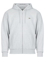 t-shirt με κουκούλα lacoste sweatshirt zippé à capuche en molleton