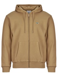 t-shirt με κουκούλα lacoste sweatshirt zippé à capuche en molleton