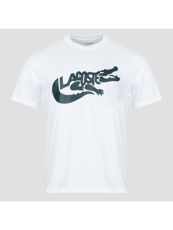 t-shirt με κοντά μανίκια lacoste t-shirt en jersey imprimé