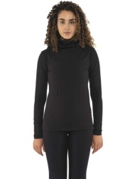 μπλουζάκια με μακριά μανίκια leone 1947 woman high collar never without |