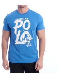 t-shirt με κοντά μανίκια la martina ymr323-js206 |