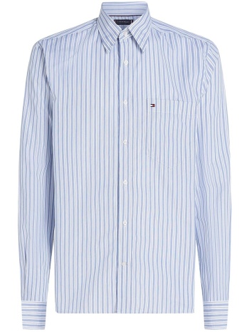 πουκάμισο με μακριά μανίκια tommy hilfiger poplin thin σε προσφορά
