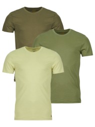 t-shirt με κοντά μανίκια polo ralph lauren s/s crew 3 pack crew undershirt