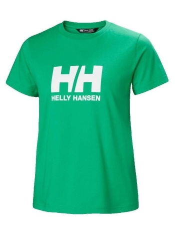 t-shirts & polos helly hansen w hh logo 2.0 green 499 |