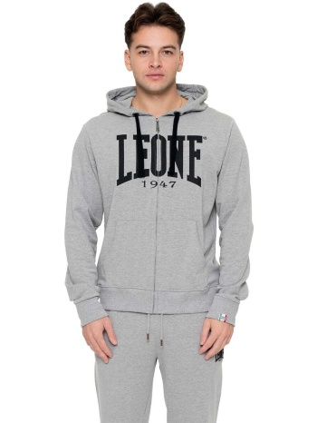 t-shirt με κουκούλα leone 1947 man hoody full zip big logo | σε προσφορά