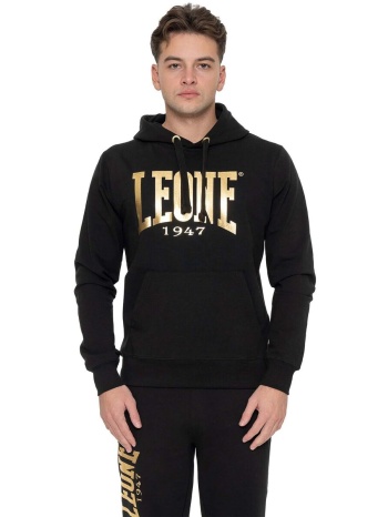 t-shirt με κουκούλα leone 1947 man hoody gold | σε προσφορά