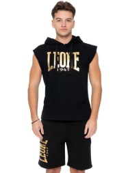 αμάνικα/t-shirts χωρίς μανίκια leone 1947 man hoody sleeveless gold |
