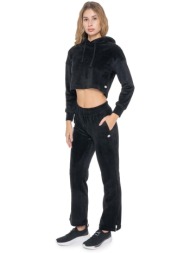 σετ από φόρμες leone 1947 woman sweatpants velvet glam winter |