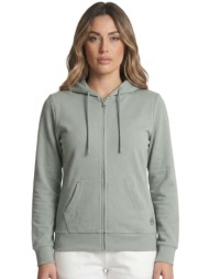 t-shirt με κουκούλα leone 1947 woman hoody full zip never without |