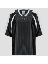 t-shirt με κοντά μανίκια puma oversized football jersey