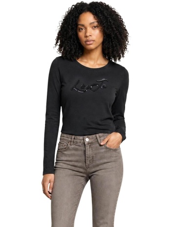 μπλουζάκια με μακριά μανίκια liu jo basic t-shirt tf6245
