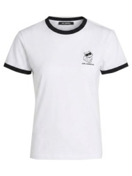 t-shirts & polos karl lagerfeld b3w17092 ikon choupette tshirt |