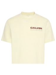 t-shirts & polos calvin klein jeans lv04rg827g calvin disc stack graphi |