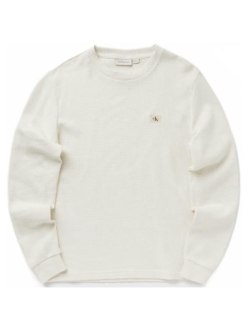 t-shirts & polos calvin klein jeans lv040em217 ls waffle σε προσφορά
