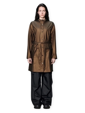 παλτό rains curve long jacket w3 - comet |