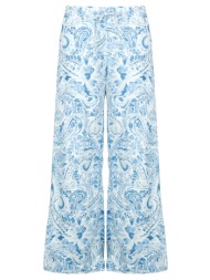 παντελόνα lauren ralph lauren woven-wide leg-pants