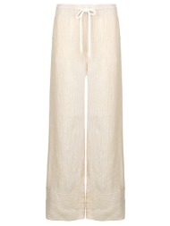 παντελόνα lauren ralph lauren woven-wide leg-pants