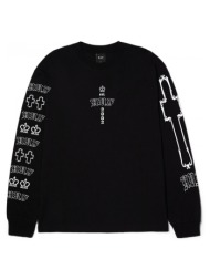 μπλουζάκια με μακριά μανίκια huf t-shirt hard luxe ls |