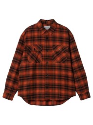 πουκάμισο με μακριά μανίκια carhartt chemise krenz en flanelle de coton |