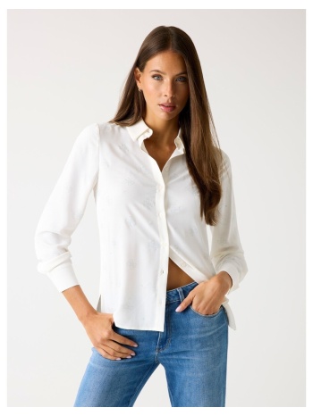 πουκάμισα guess ls flore logo hotfix shirt |