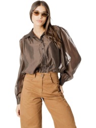 πουκάμισα i am simona ballon voile shirt 26672 |
