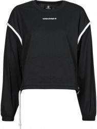 φούτερ converse long sleeve jersey crew σύνθεση: βαμβάκι