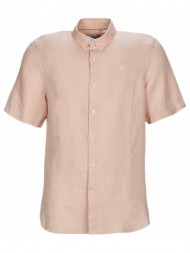πουκάμισο με κοντά μανίκια timberland ss mill river linen shirt slim