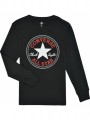 μπλουζάκια με μακριά μανίκια converse chuck patch long sleeve tee σύνθεση: βαμβάκι