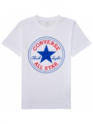 t-shirt με κοντά μανίκια converse core chuck patch tee