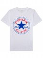 t-shirt με κοντά μανίκια converse core chuck patch tee