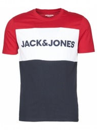 t-shirt με κοντά μανίκια jack & jones jjelogo blocking