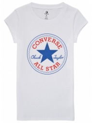 t-shirt με κοντά μανίκια converse timeless chuck patch tee
