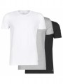 t-shirt με κοντά μανίκια polo ralph lauren white/black/andover hthr pack de `
