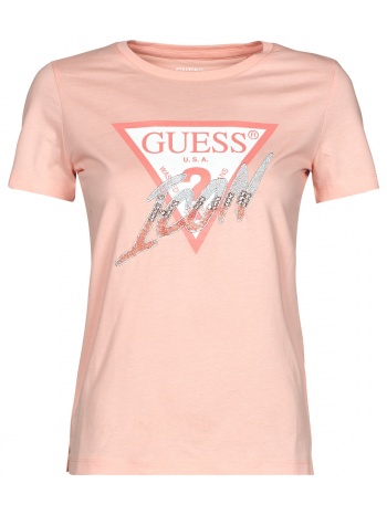 t-shirt με κοντά μανίκια guess ss cn icon tee
