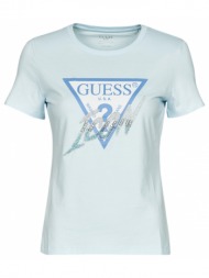 t-shirt με κοντά μανίκια guess ss cn icon tee