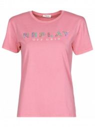 t-shirt με κοντά μανίκια replay w3318c