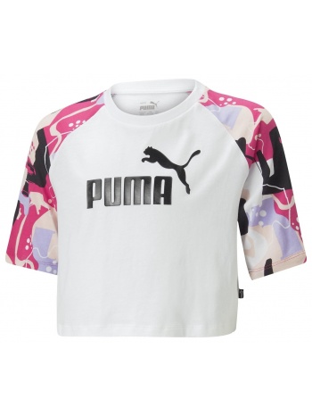 t-shirt με κοντά μανίκια puma g ess+ art raglan tee σε προσφορά