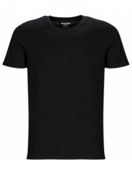 t-shirt με κοντά μανίκια jack & jones jjeorganic basic tee ss v-neck