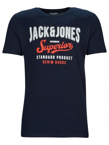 t-shirt με κοντά μανίκια jack & jones jjelogo tee ss o-neck σε προσφορά