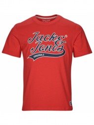 t-shirt με κοντά μανίκια jack & jones jortrevor upscale ss tee crew neck
