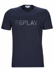 t-shirt με κοντά μανίκια replay m6462