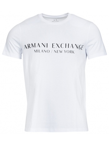 t-shirt με κοντά μανίκια armani exchange 8nzt72-z8h4z