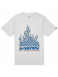 t-shirt με κοντά μανίκια vans reflective checkerboard flame ss